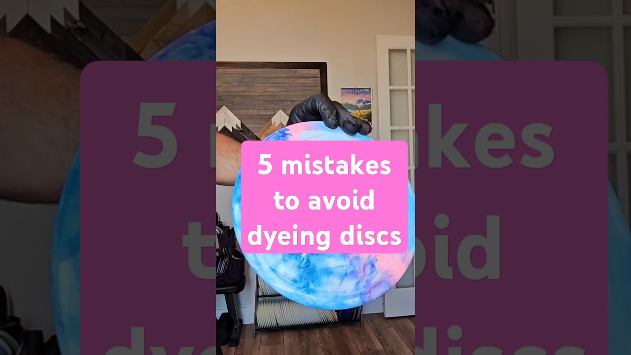 Here's 5 mistakes to avoid when dyeing discs #discgolf