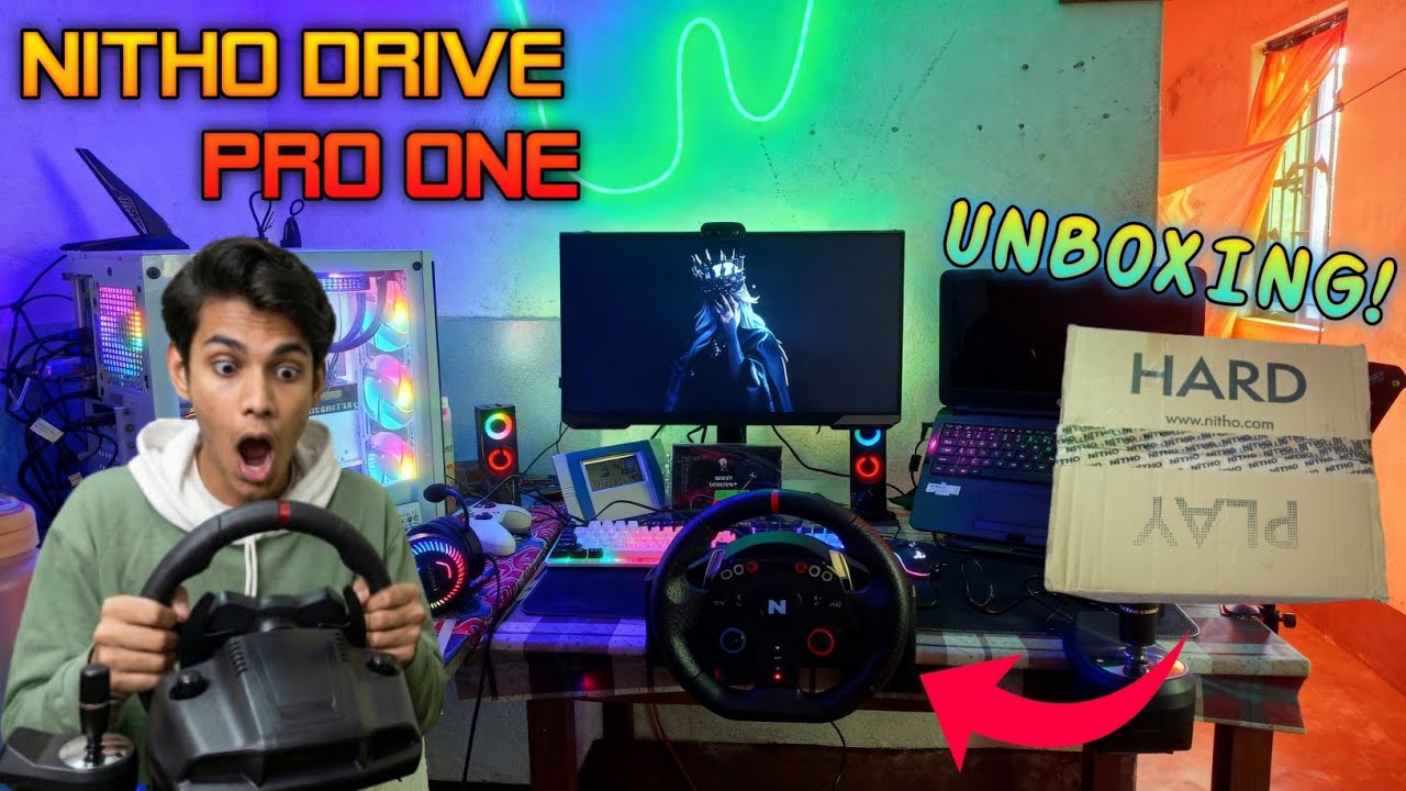 Unboxing NITHO DRIVE PRO ONE Steering Wheel – Complete Review!!! 