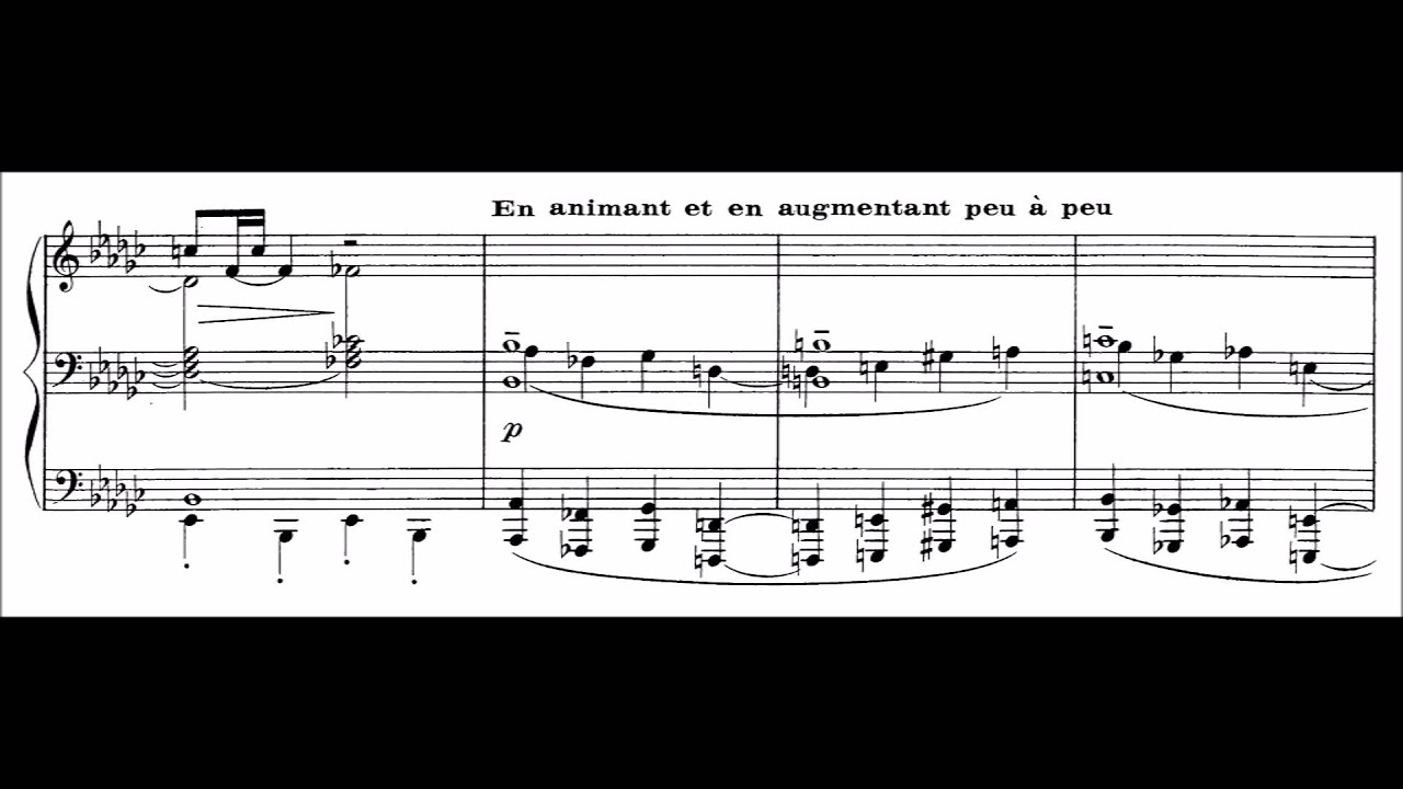 Claude Debussy - Berceuse heroique (audio + sheet music)
