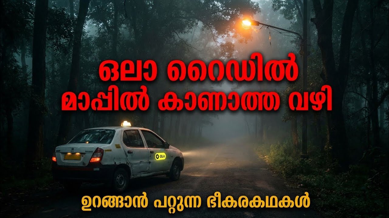 ഒലാ റൈഡിൽ മാപ്പിൽ കാണാത്ത വഴി | ghost stories malayalam |pratha kathakal malayalam
