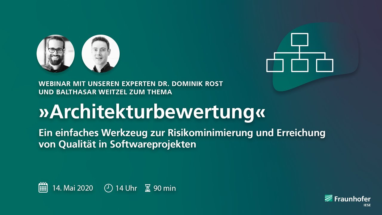 Webinar »Architekturbewertung«