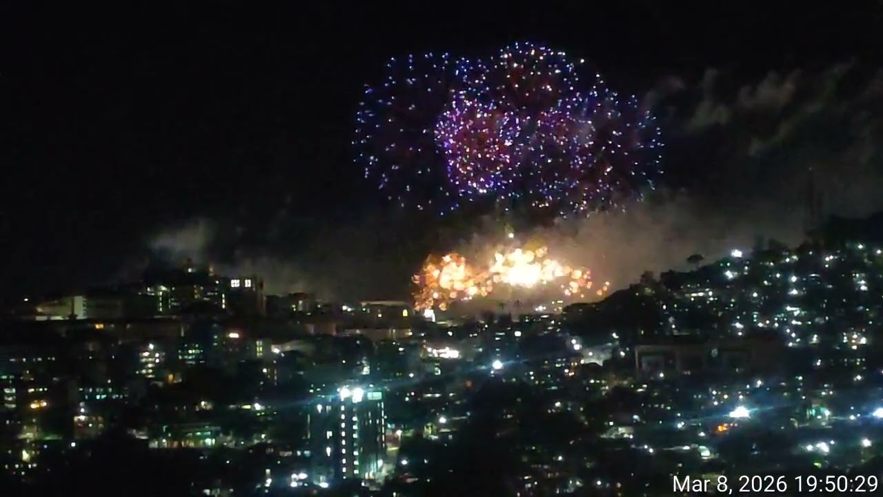 Fireworks at Baguio City