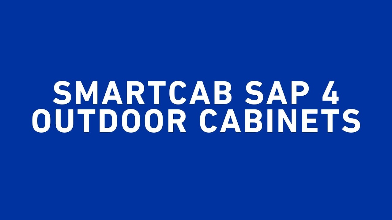 SMARTCAB SAP 4 Outdoor Cabinets