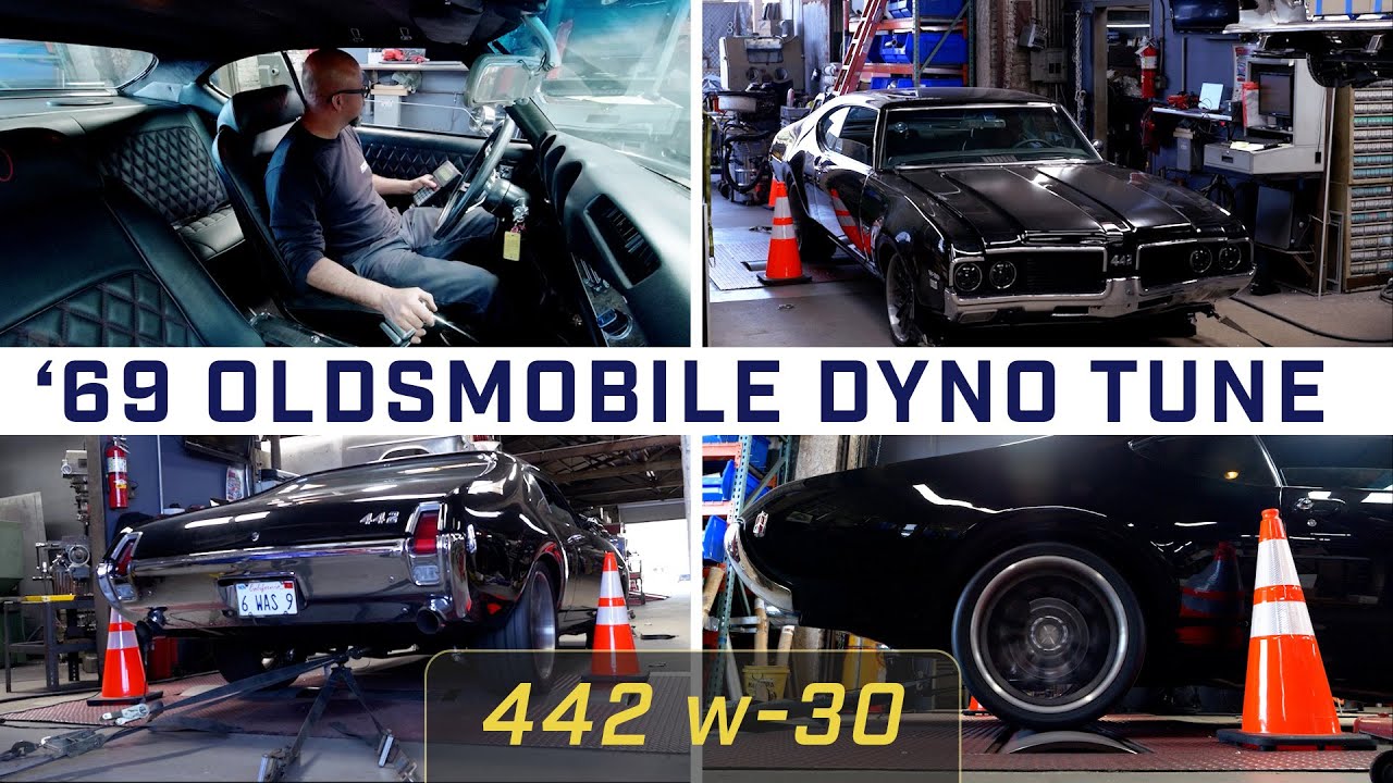 1969 Oldsmobile 442 w-30 with Ram Air on the DYNO