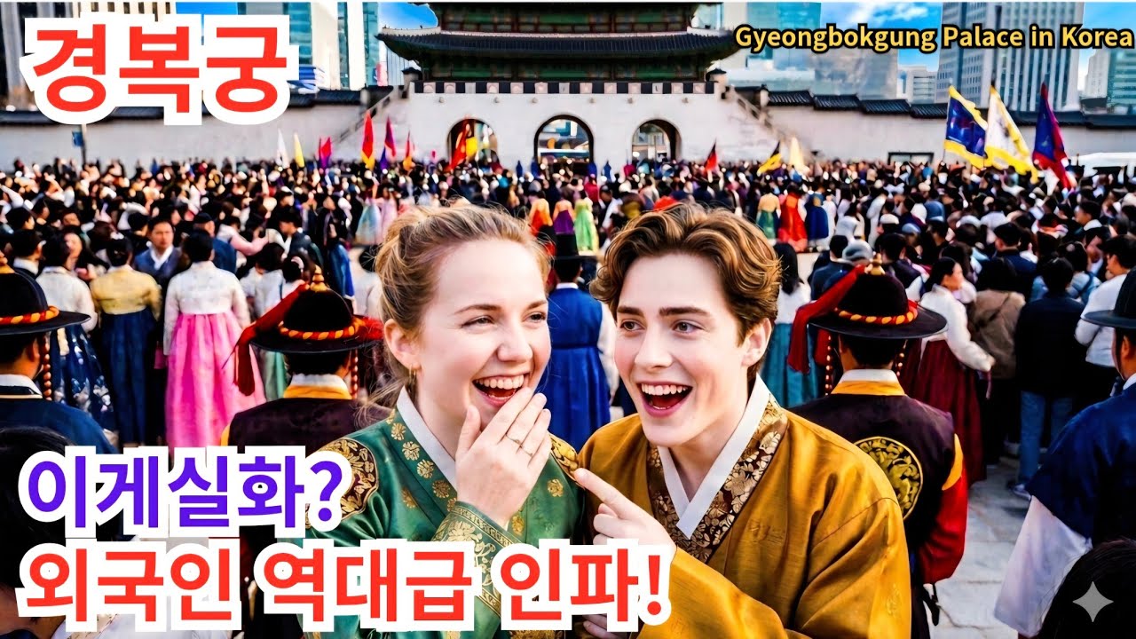 경복궁역대급외국인인파/BTS comeback 예정/광화문/광화문광장​/서울여행​ /서울​ /한복​체험 / 경복궁간개장/데이트코스/케이팝데몬헌터스​ /BTS/BTS comeback 