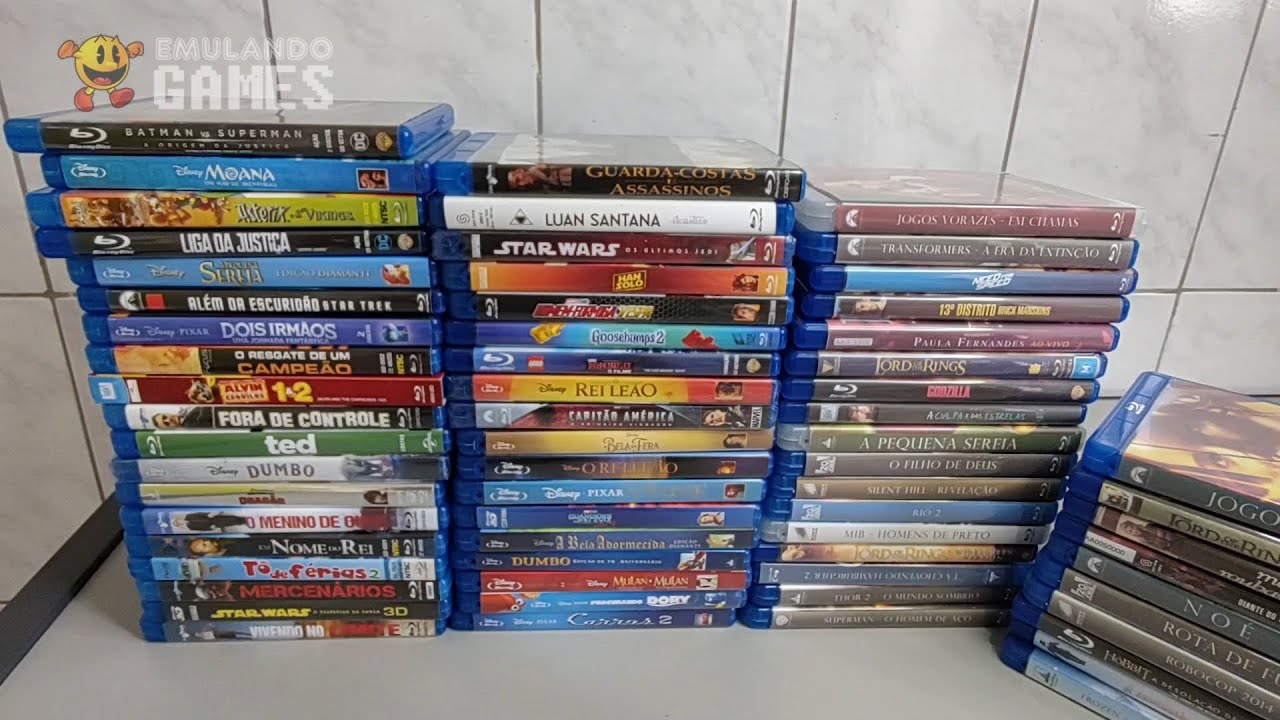 Minha Coleção de Filmes Bluray (mídia física) 70 títulos