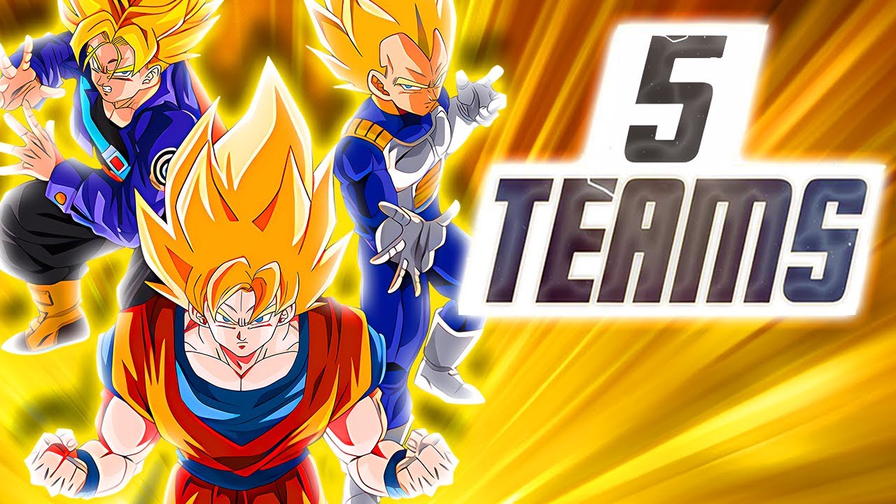 👨‍👩‍👦 5 Teams pour le Trio Super Saiyans LR !