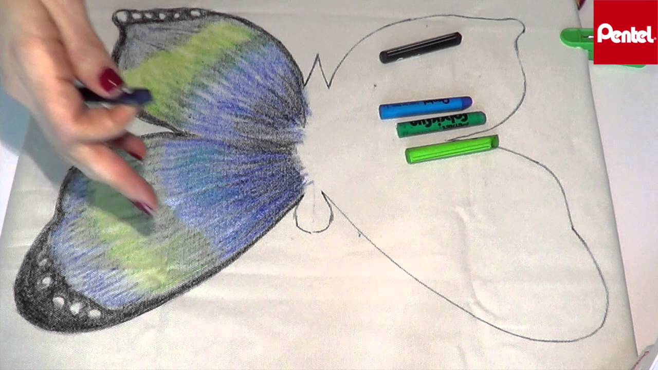 Come decorare un cuscino in tessuto con i pastelli Pentel Fabric Fun