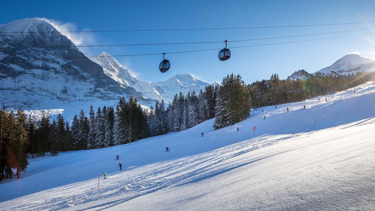 Spectacular cable car ride to jungfraujoch Switzerland - Top of Europe