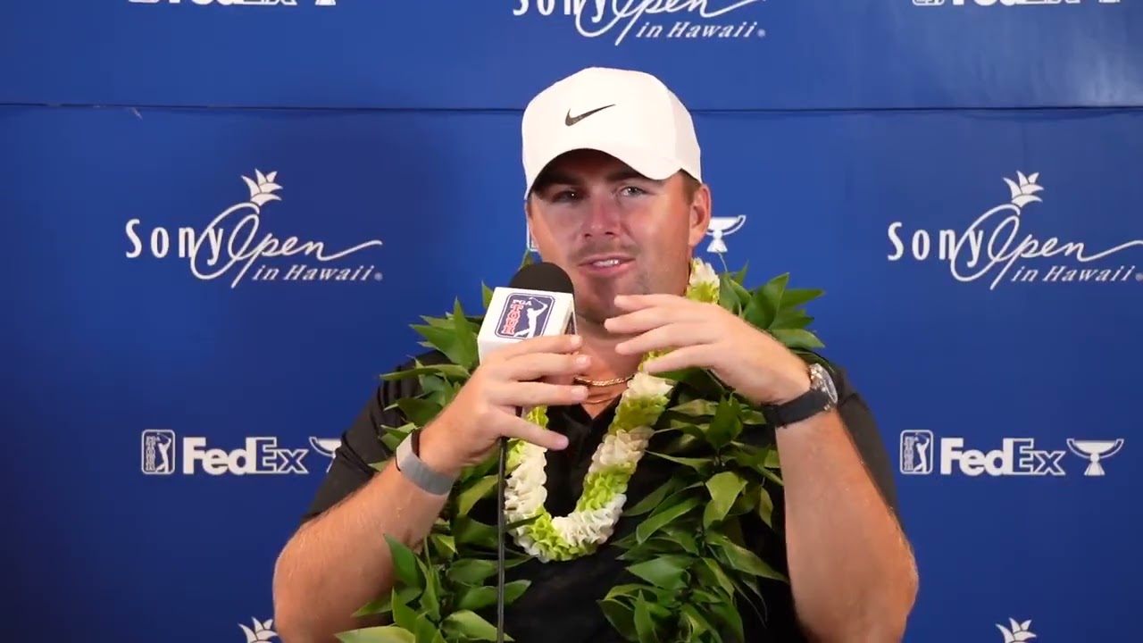 Крис Готтеруп объясняет стратегию, которая принесла ему победу на турнире Sony Open на Гавайях.