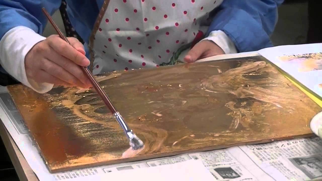 サクラアートサロン大阪　日曜アートセミナー「箔を活用しよう ～重厚な画面作り~」