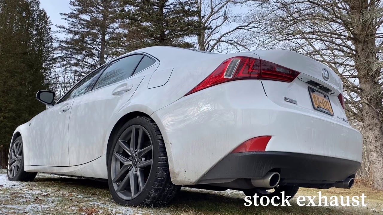 Lexus is350 F-Sport Magnaflow exhaust axle back