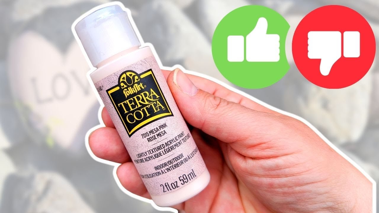 Folk Art Terra Cotta Paint for Your Rock Painting? 👍👎