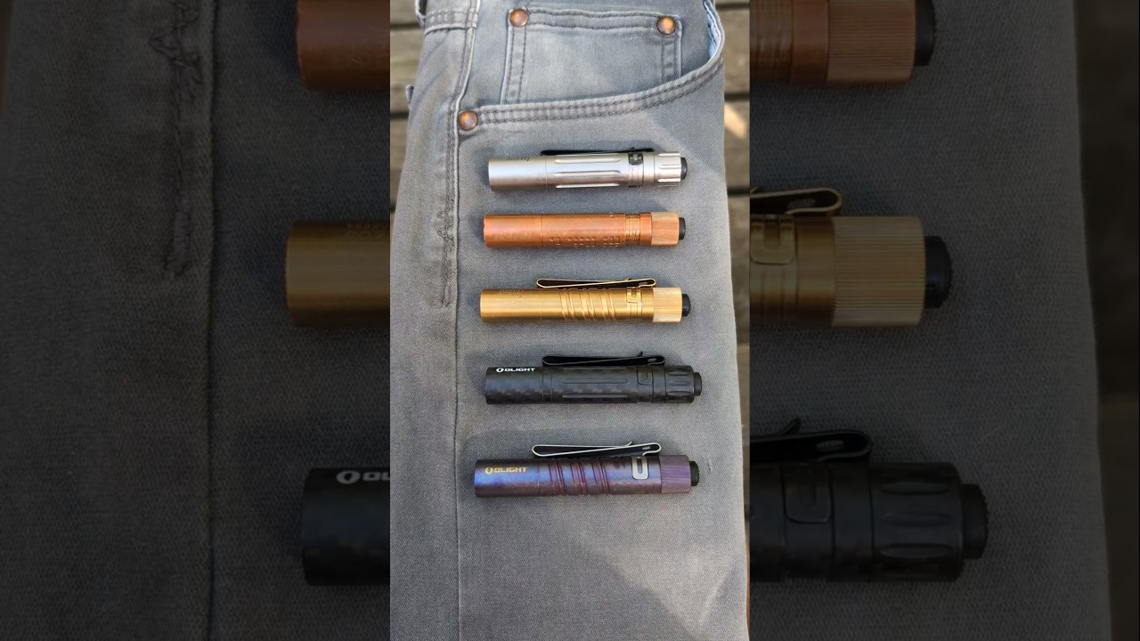 These are my Top 5 Olight i3T's! My favorite EDC flashlight.
