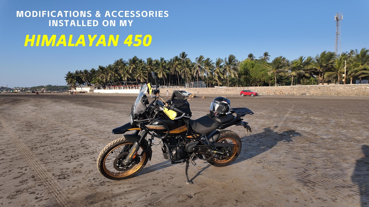 Royal Enfield Himalayan 450 accessories and modifications along with price #himalayan450