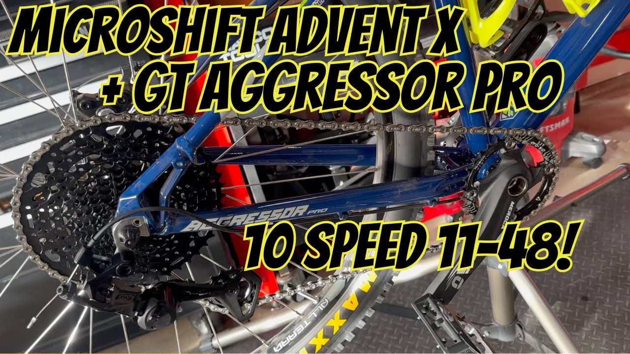 Microshift AdventX 1X 11-48 on GT Aggressor Pro
