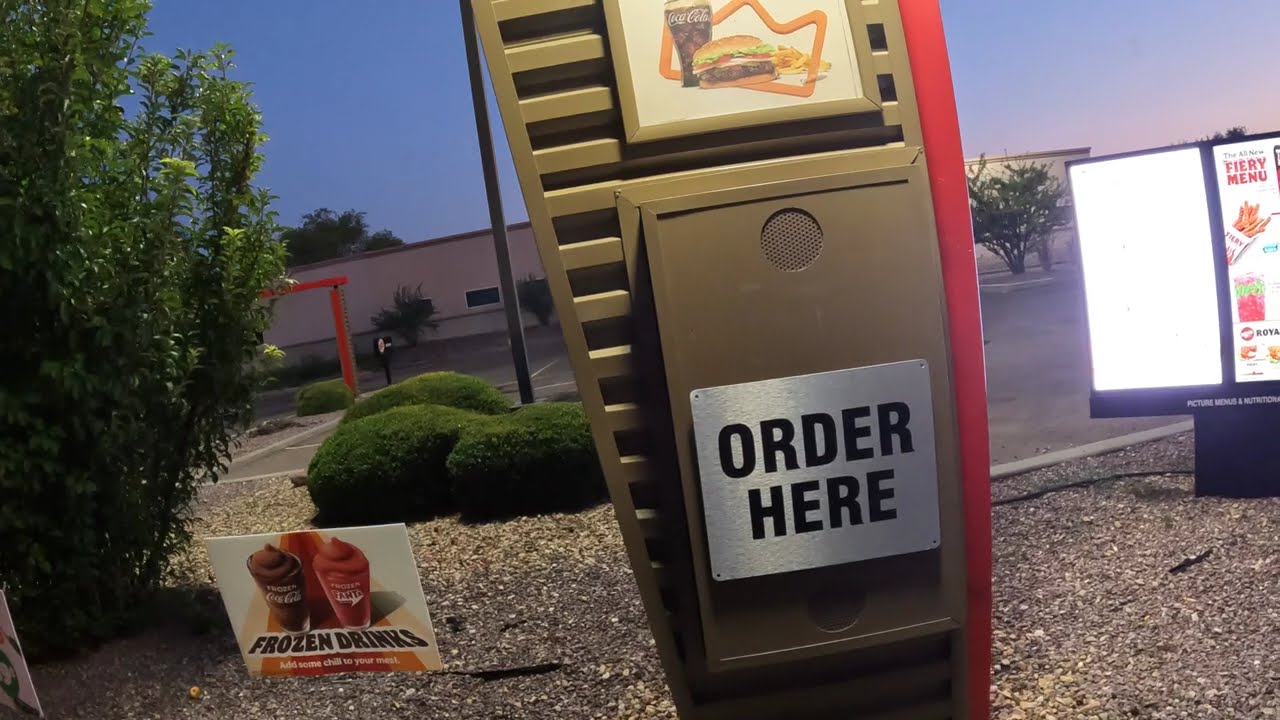 Chicken Jr., coming up fresh, Burger King Drive Thru, N California St, Socorro, New Mexico NGH