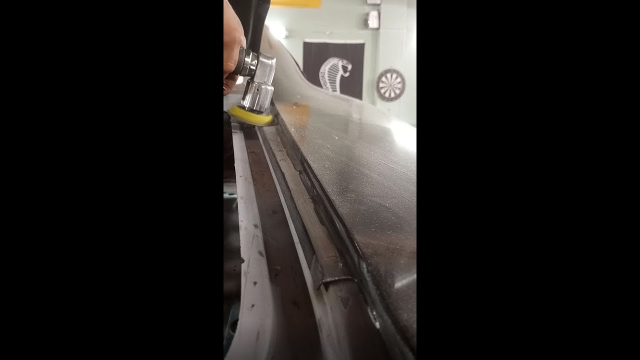 1968 Dodge Charger RT Restoration - Part 12 - Trunk gutter installation - DIY Auto Restoration