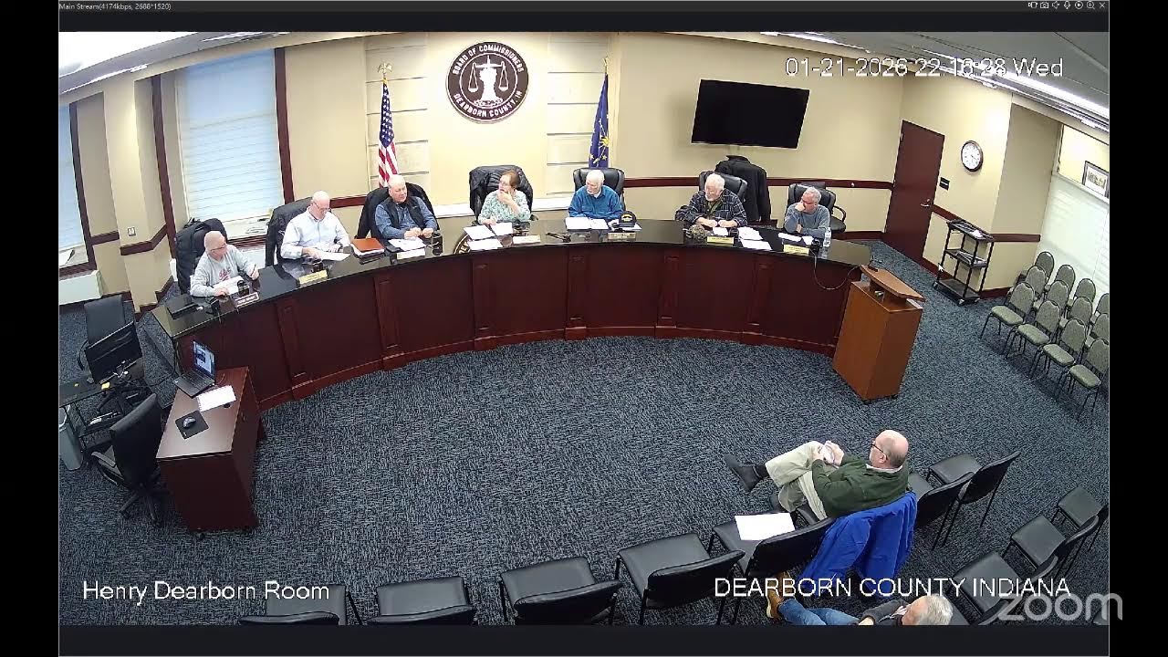 Dearborn County's Zoom Meeting