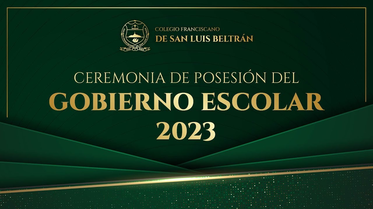 Ceremonia de Posesión del Gobierno Escolar