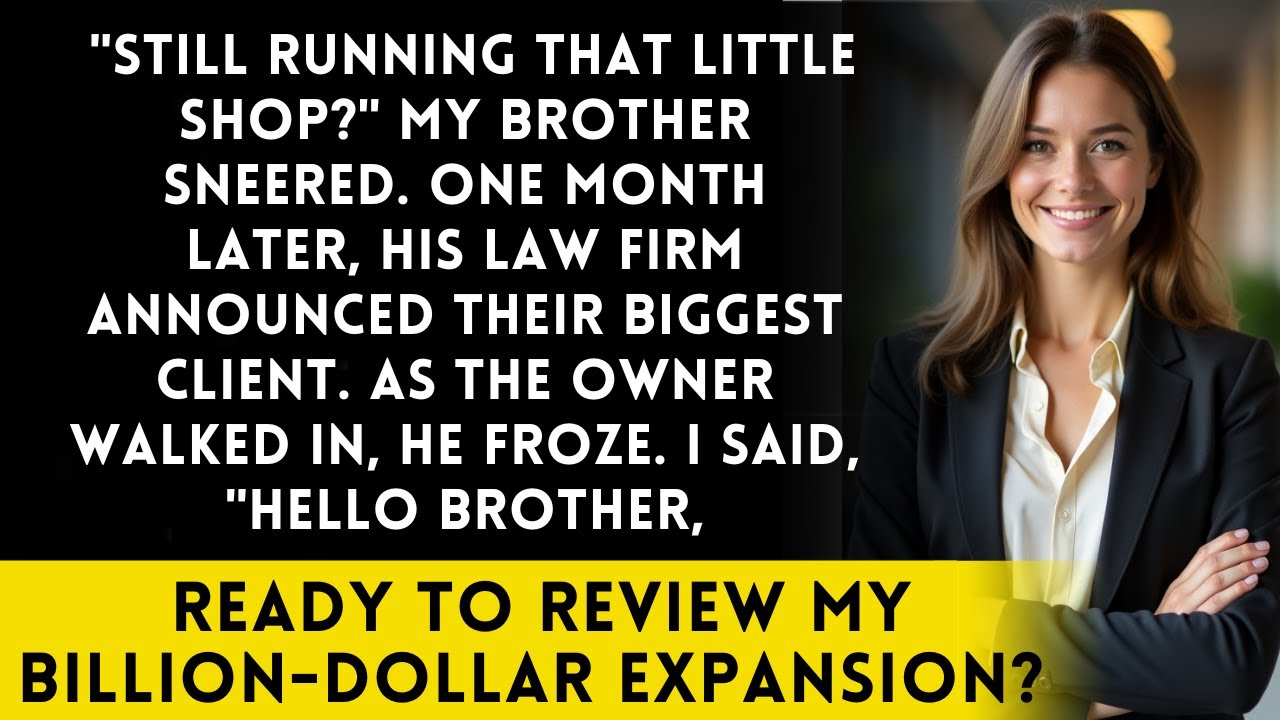 My Brother Laughed At My "Small Business" - Then His Law Firm Got A New Client