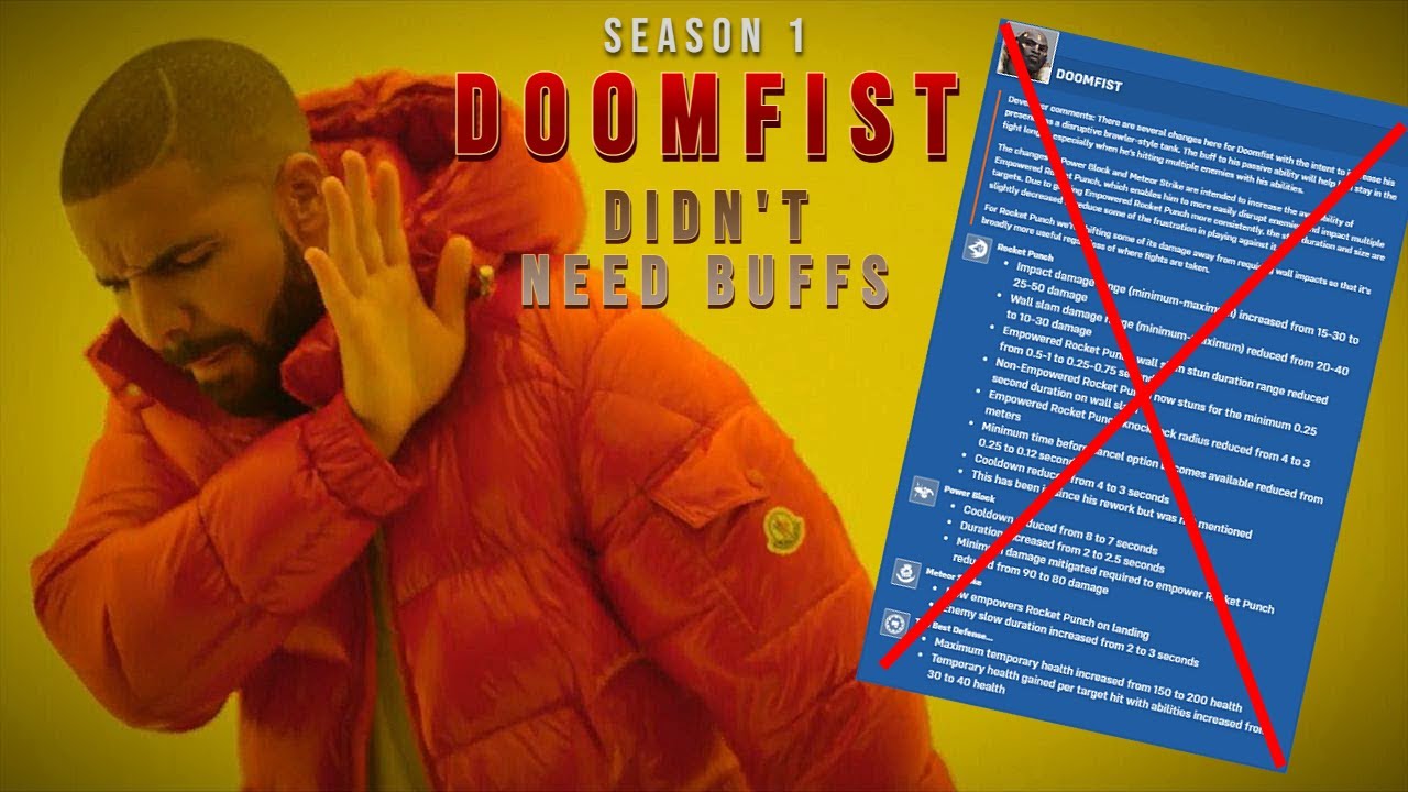 The Biggest Doomfist Diff of Season 1