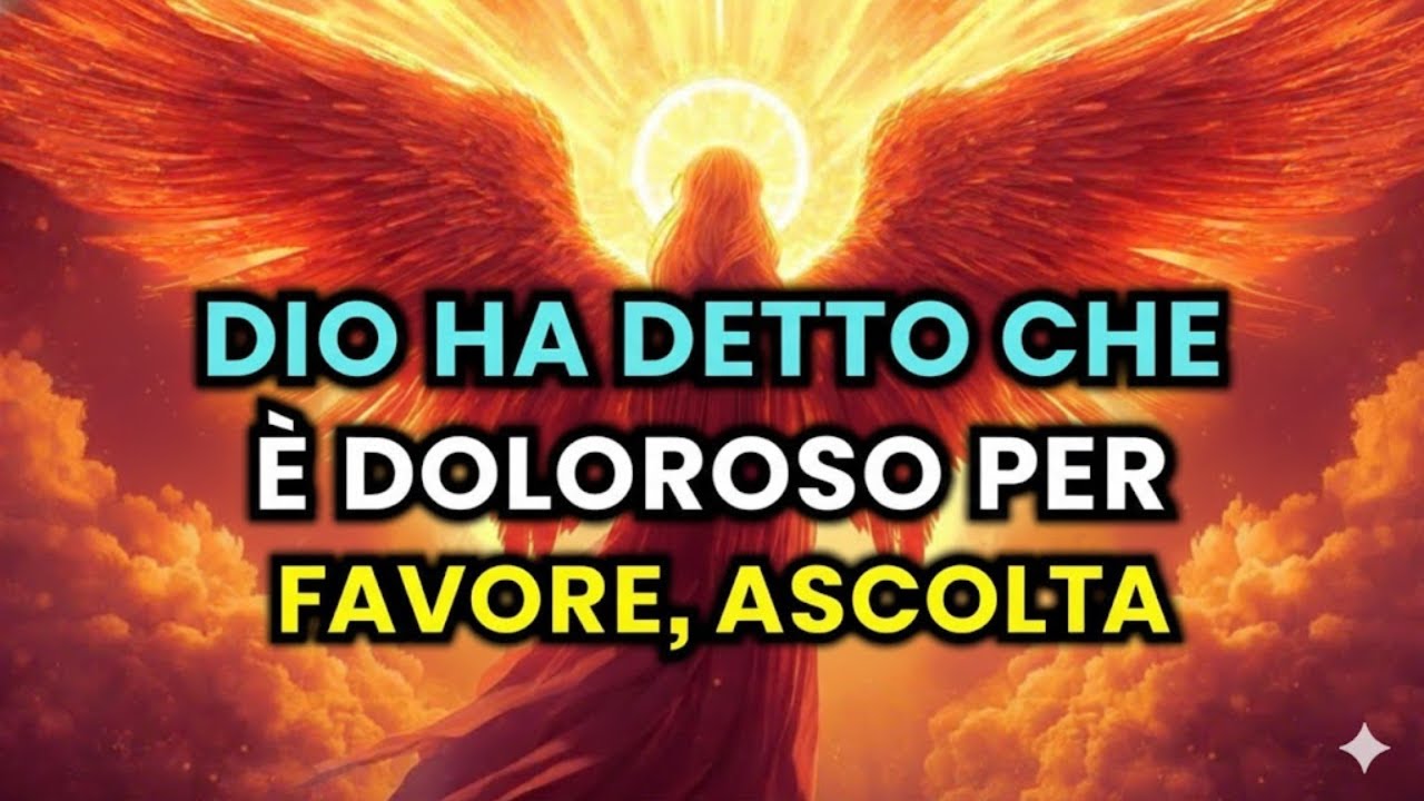PRESCELTO, DIO STA PIANGENDO MENTRE CONDIVIDE QUESTO — PER FAVORE, NON SALTARE