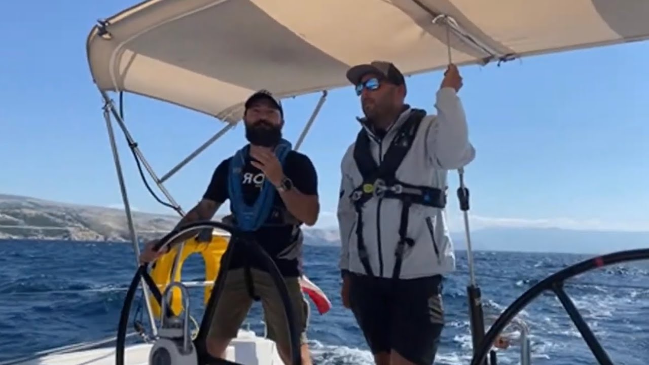 Delphine vor Punat! - Live von Bord