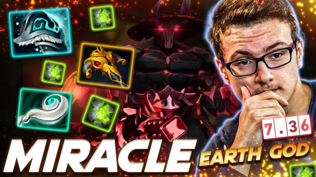 Miracle Earth Spirit - EARTH GOD - Dota 2 Pro Gameplay [Watch & Learn]