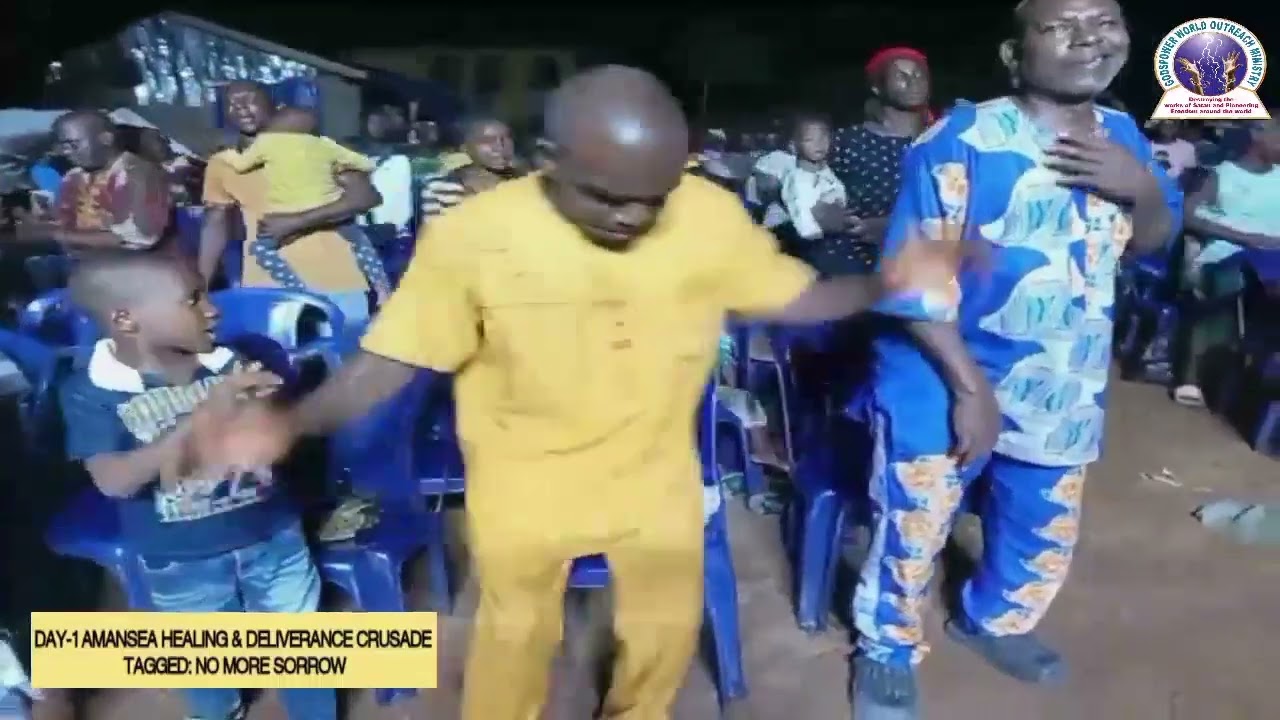 Rev. Dr. Godspower Anaso. Beautiful Song Rendition at Amansea Crusade