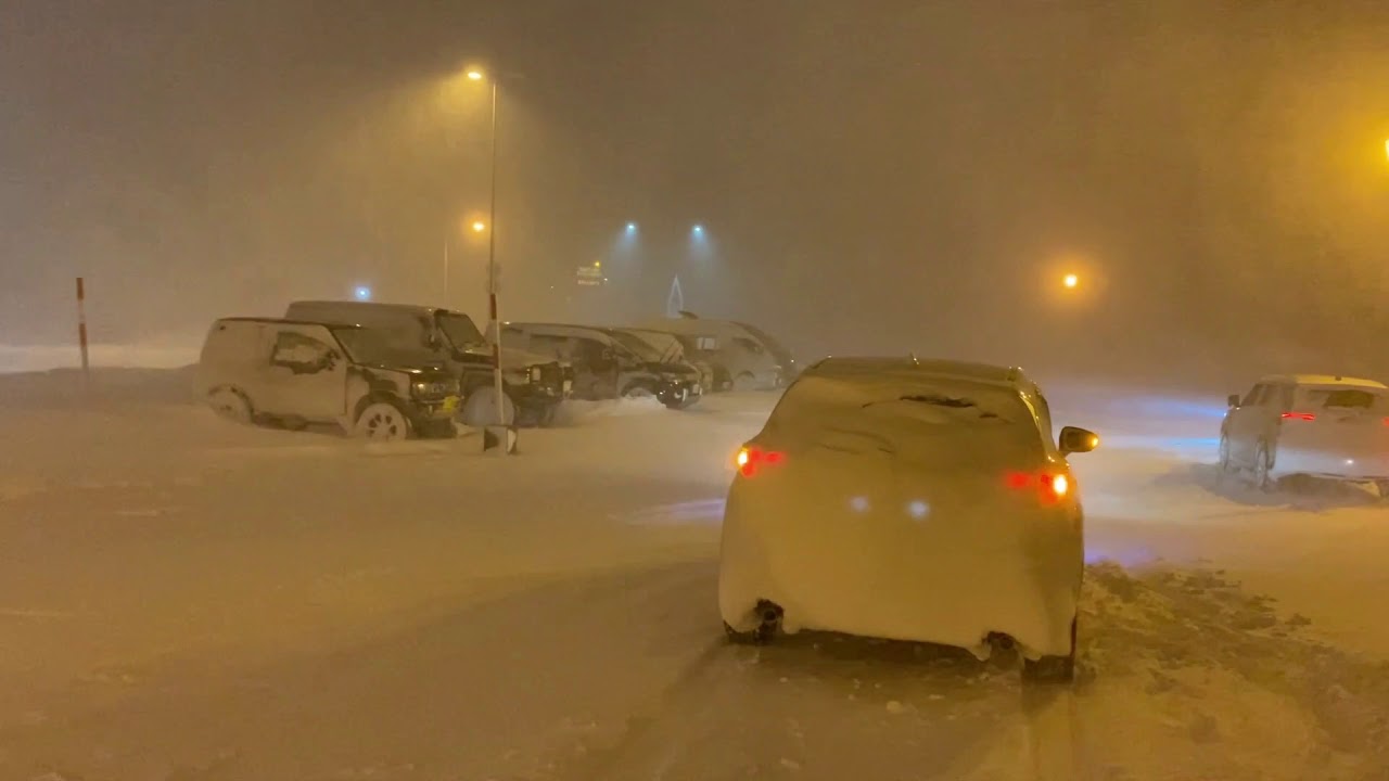 2020.12.31 猿払村→宗谷岬→稚内市内（吹雪）ドライブレコーダー
