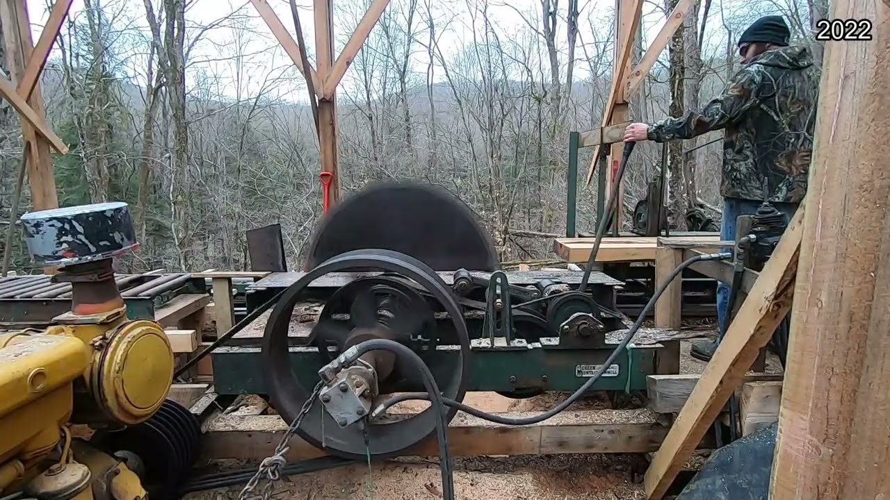 RM.60  ‘80s Lane Circle Sawmill in Action #sawmill #diy