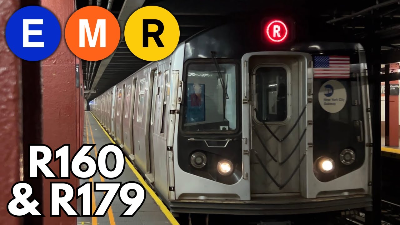 IND 53rd Street: R160 & R179 (E) (M) and (R) trains @ Court Square - 23rd Street