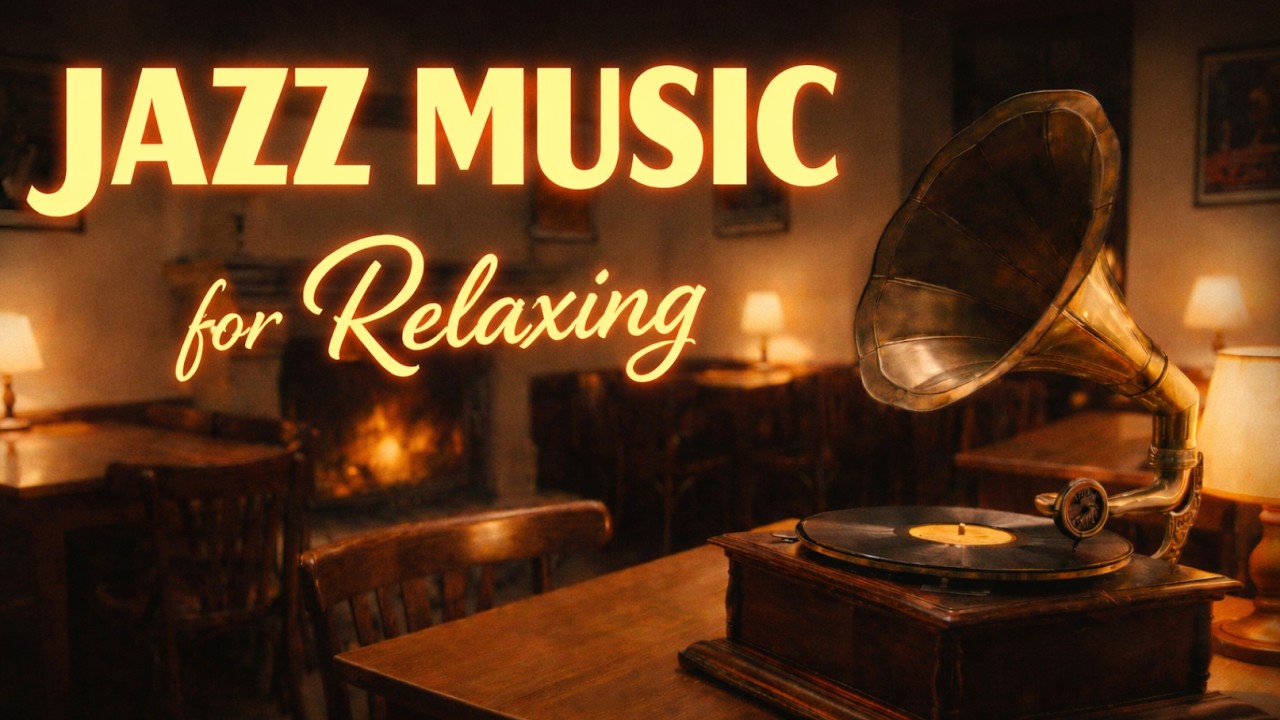 Jazz Music for Relaxing | Cozy Vintage Café with Vinyl Record