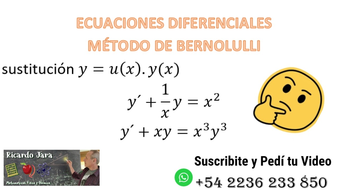 Ecuaciones Diferenciales Sutitución y=uxvx
