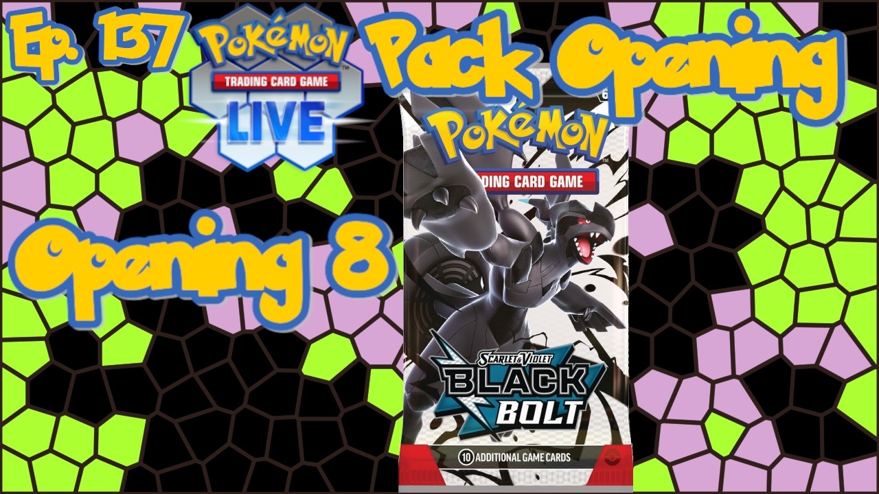 Dwebble On The Beach, Perring Into The Bottle - Opening 8 Black Bolt Packs - TCG Live Ep. 137