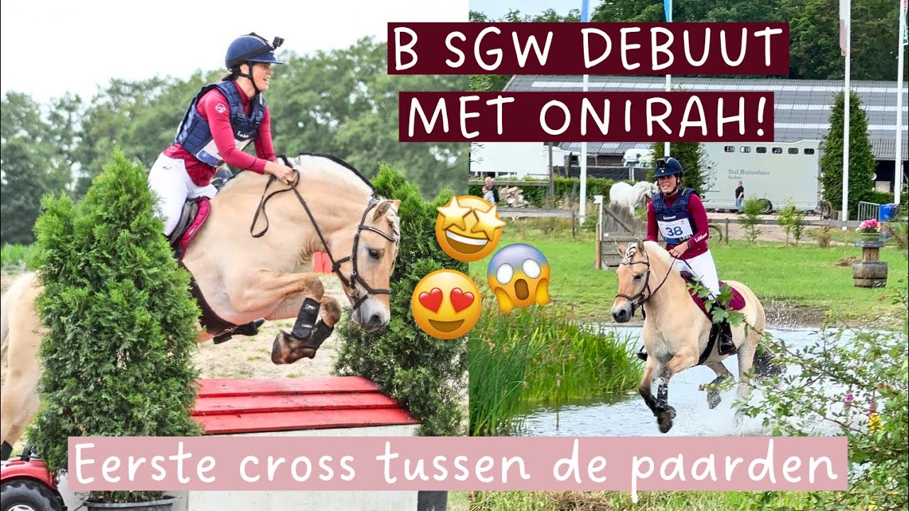 EVENTING DEBUUT MET MIJN FJORD TUSSEN DE PAARDEN! 😱🤩 2,5 jaar geleden.. 🤭 SGW Snorrewind 2023