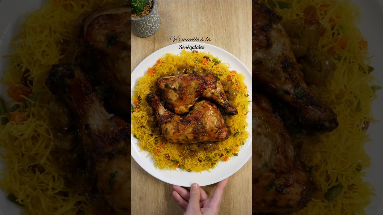 Recette de Vermicelle &agrave; la S&eacute;n&eacute;galaise #recette #vermicelle #poulet #senegalfood #senegal