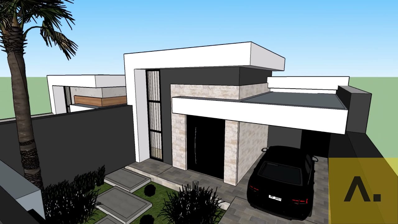 Projetos casa geminada fachada inovadora