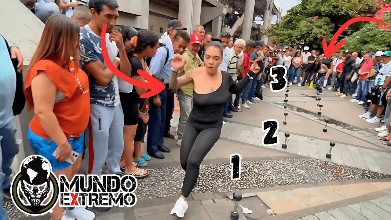 &iexcl;Qu&eacute; movimientos de estas mujeres! 😱 El reto de las mancuernas que nadie esperaba