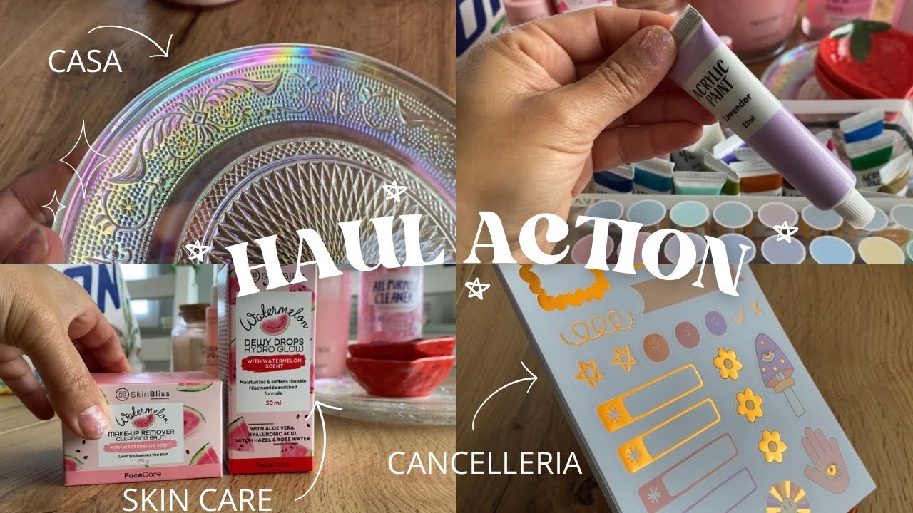 HAUL ACTION 🍓CIOTOLINE A FORMA DI FRAGOLA 🎨 ARTICOLI DI CANCELLERIA 🍉CURA VISO