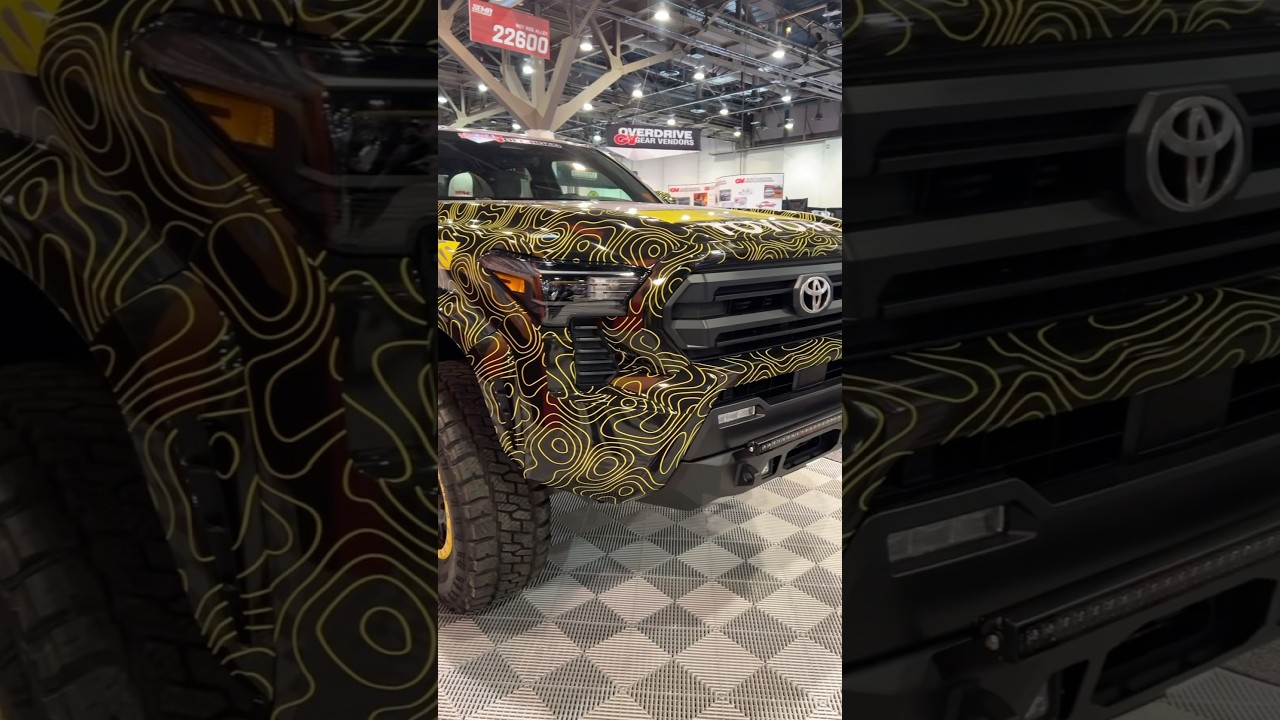 Toyota Tacoma build by Holley Performance at SEMA Show 2024 #semashow #semabuild #tacoma #toyota