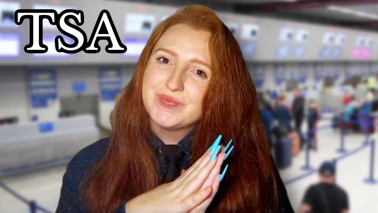 Сотрудник TSA проверяет вашу сумку перед посадкой в ​​аэропорту | Ролевая игра ASMR