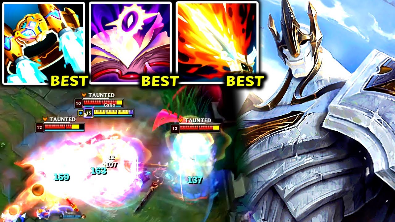 GALIO TOP IS BROKEN THIS PATCH AND ITS AWESOME (THIS IS GREAT) - S14 Galio TOP Gameplay Guide