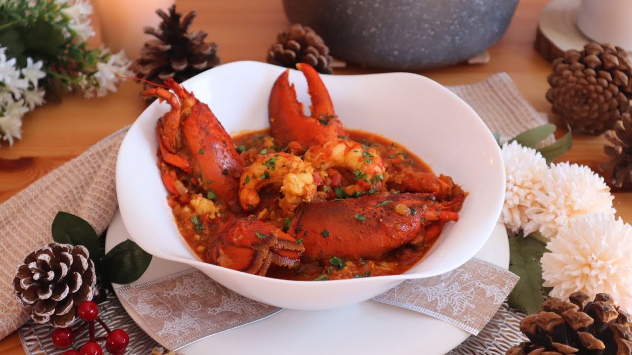 Cómo hacer CALDERETA DE BOGAVANTE Y LANGOSTINOS (receta fácil) 🦞