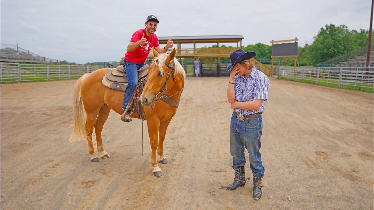 The Creekbend Boyz Teach Jordan To Ride A Horse!