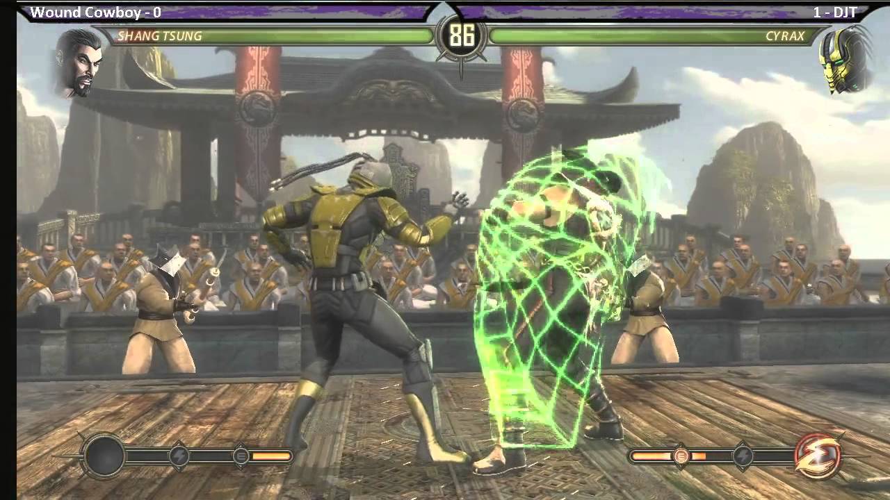 MK9 - SCR 2013 - Wound Cowboy (Shang) против DJT (Cyrax) - финал 8 лучших проигравших