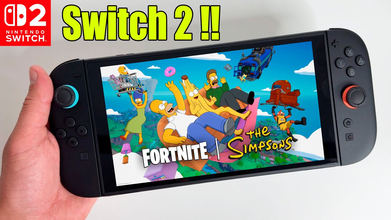 Fortnite x The Simpsons on Nintendo Switch 2