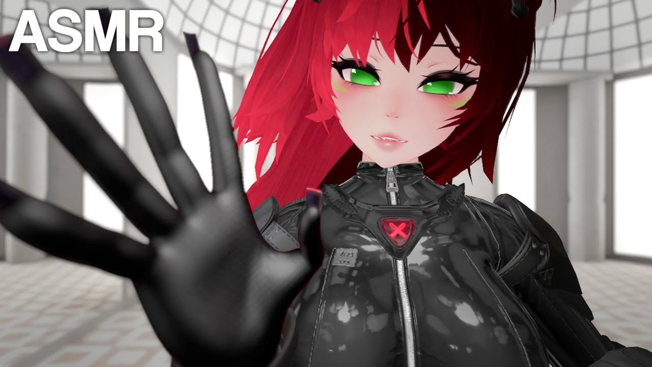 ASMR Face Touching With Stretch Sense Gloves [Full Hand Tracking] - VRChat