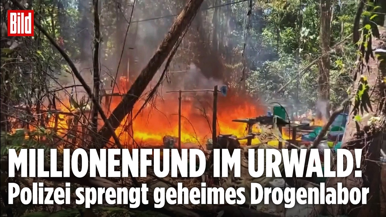 DROGENJAGD IM DSCHUNGEL: Polizei zerst&ouml;rt Mega-Kokainlabor! Millionenfund in Bolivien
